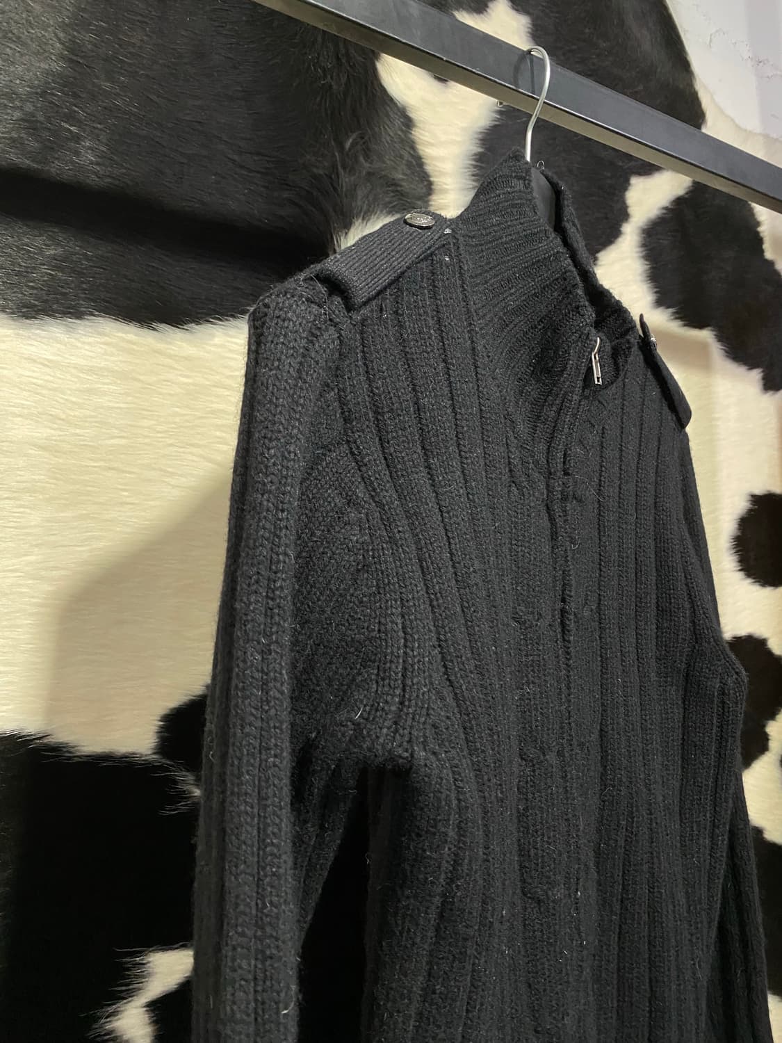 Nil noute 견장 니트집업 상품이미지3