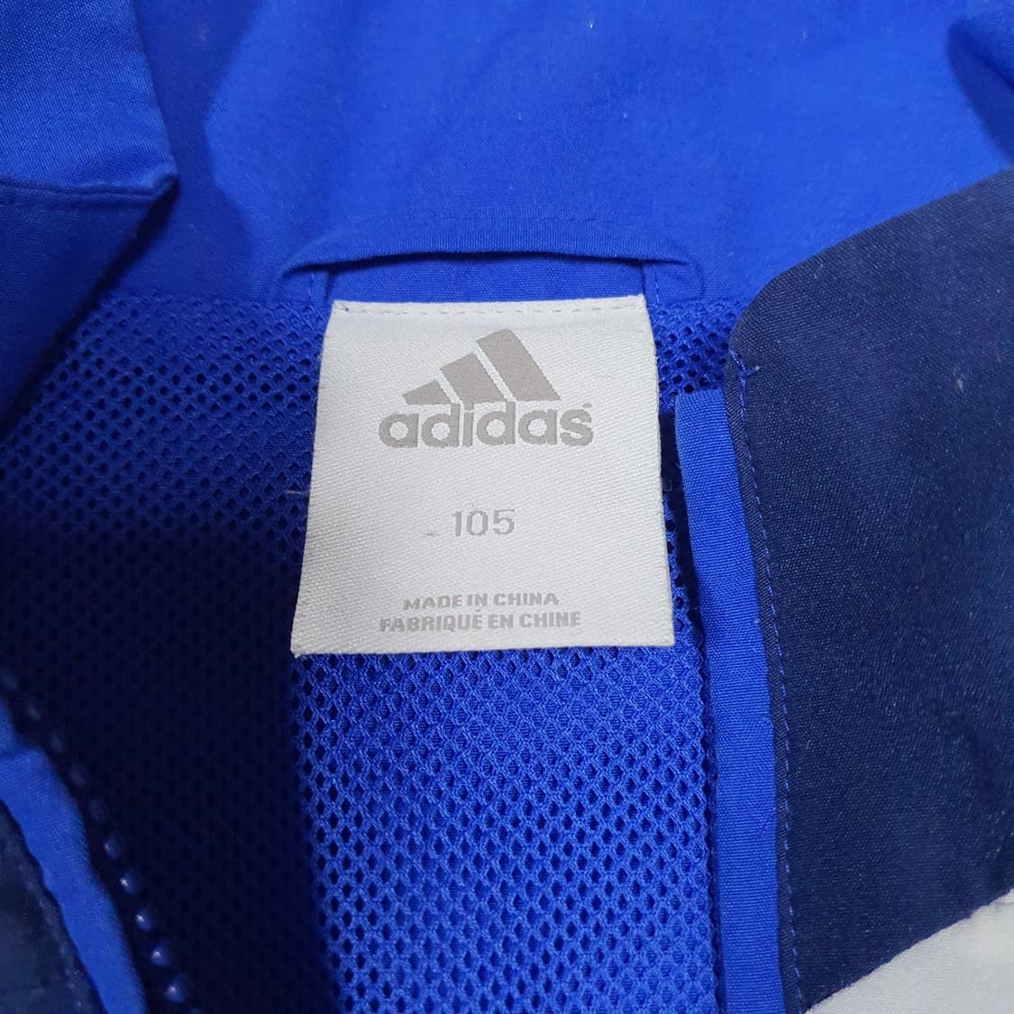✨ (바배) 아디다스 블루 배색 트랙탑 져지  상품이미지3