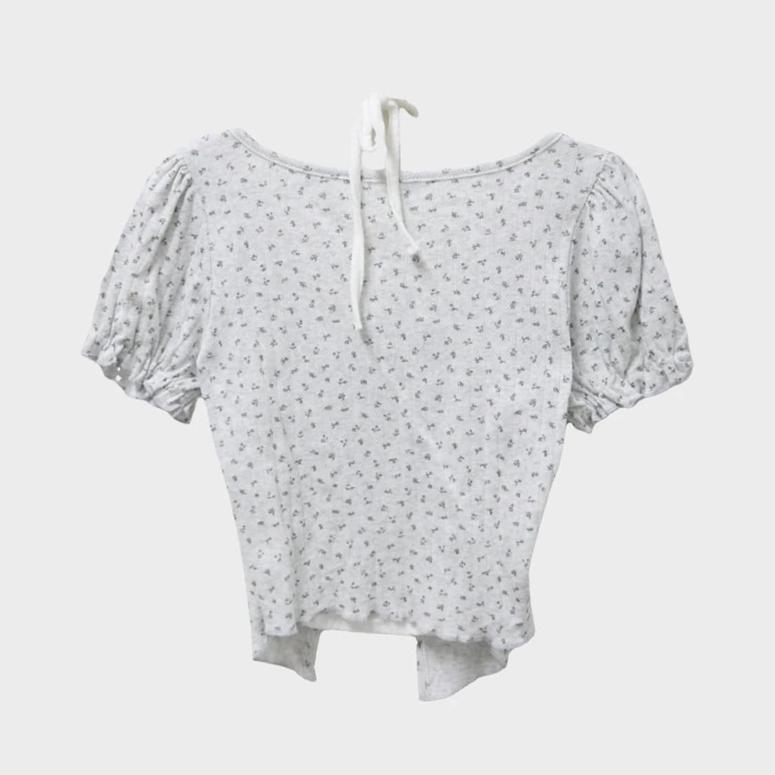 홀터넥 나시 가디건 반팔 티셔츠 66473 상품이미지2