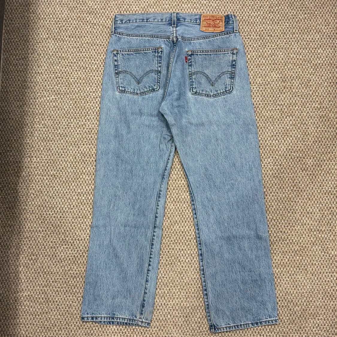 리바이스 501 00s Y2K levis 빈티지 구제 청바지 연청 워싱 상품이미지4