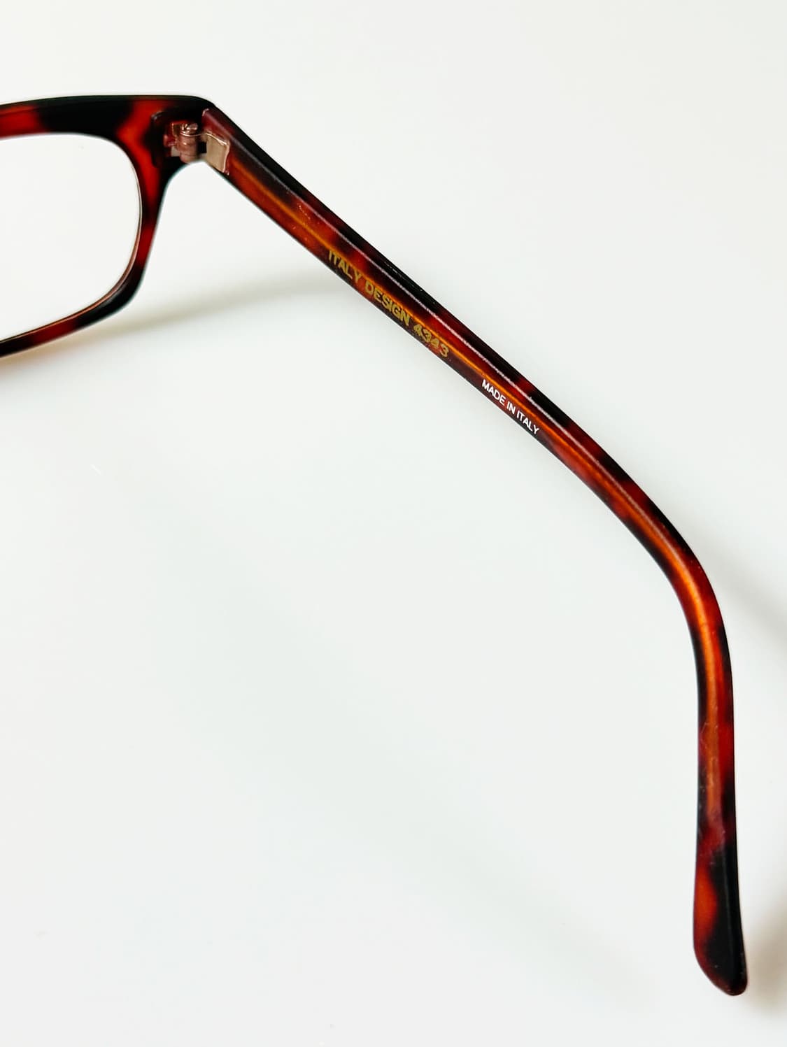 VORTEX 맷 토터스쉘 스퀘어 뿔테 프레임 빈티지 안경 상품이미지6