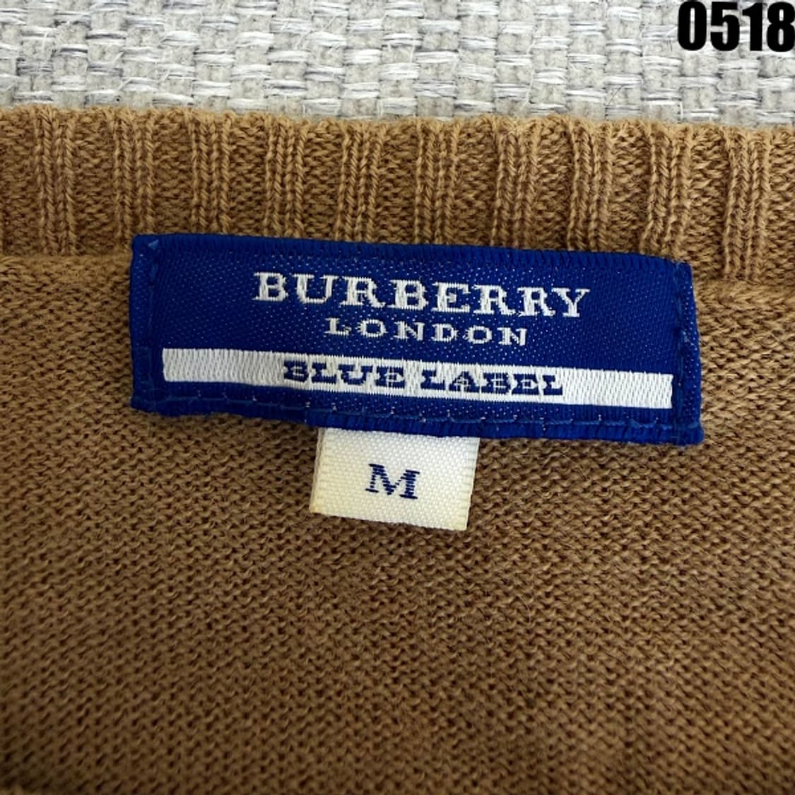 버버리 블루라벨 가디건 M 0518 상품이미지4