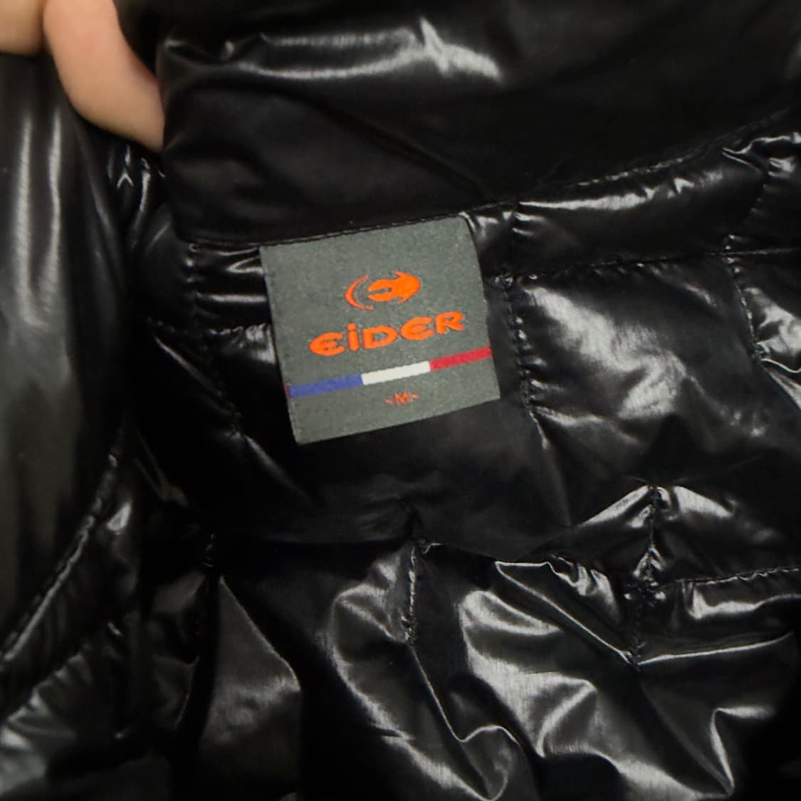 아이더 블랙 경량패딩 상품이미지5