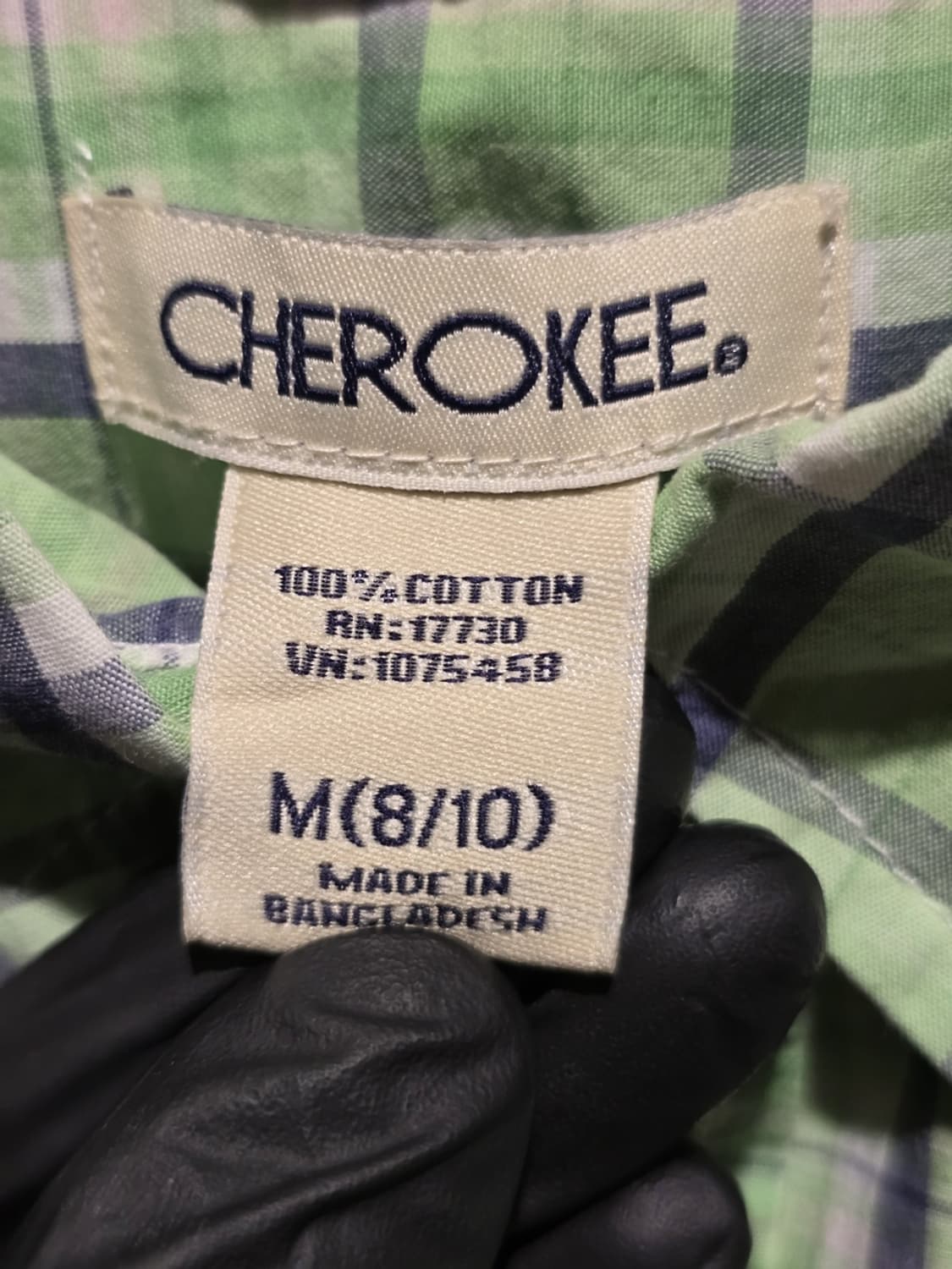 Cherokee Green Plaid Shirt 상품이미지4