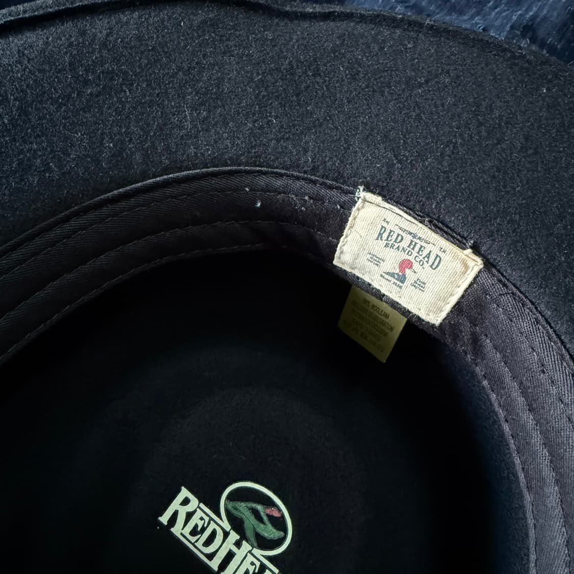 레드하우스 레더 스트랩 울 페도라 XL 상품이미지4