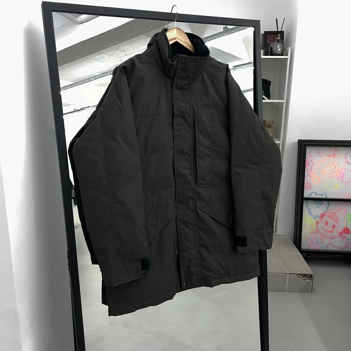 폴로 OG 아이코닉 카키 워크 야상 패딩 상품이미지1