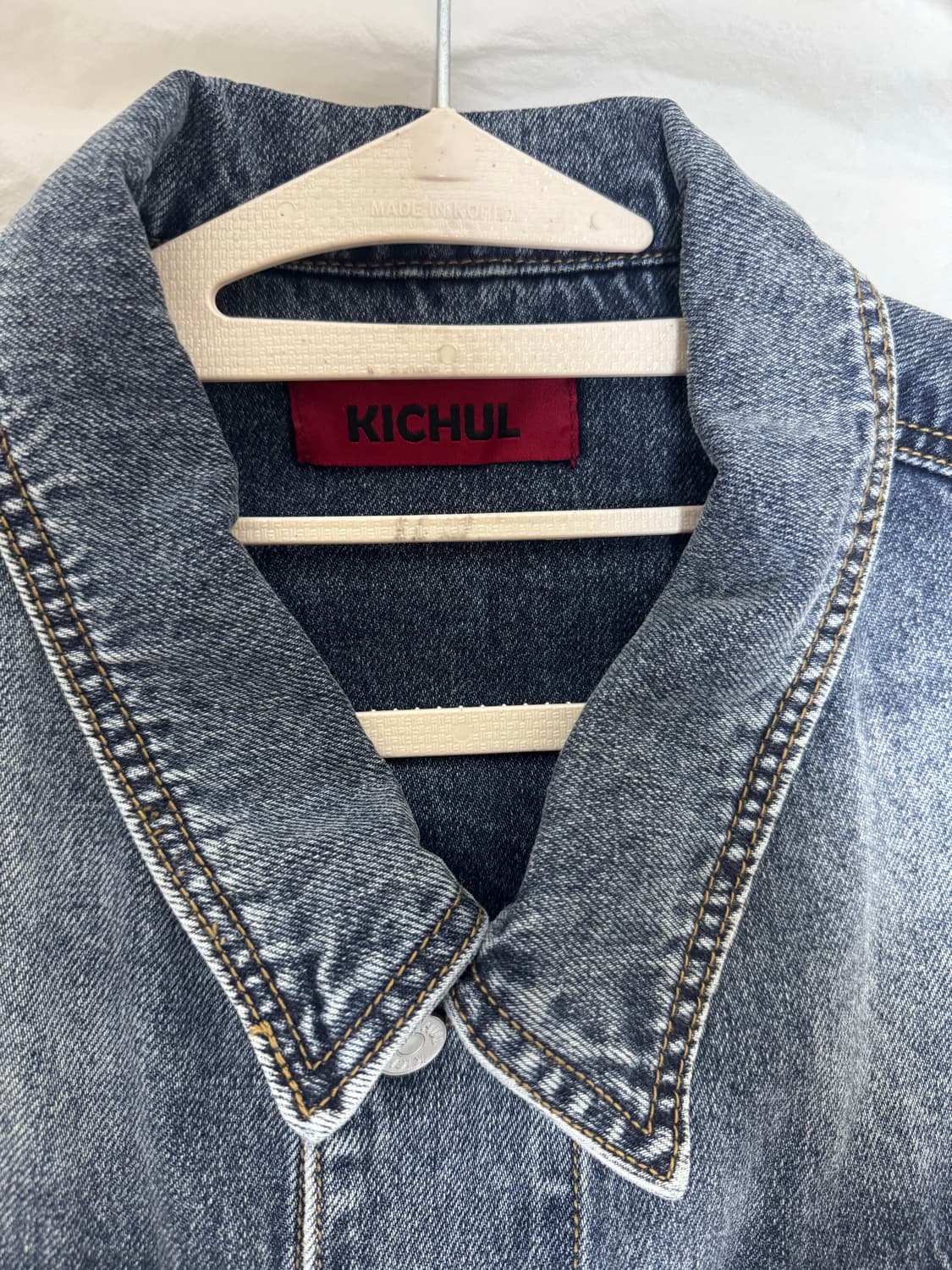 기철 스탠다드 데님 자켓 (Greyish Blue) 상품이미지2