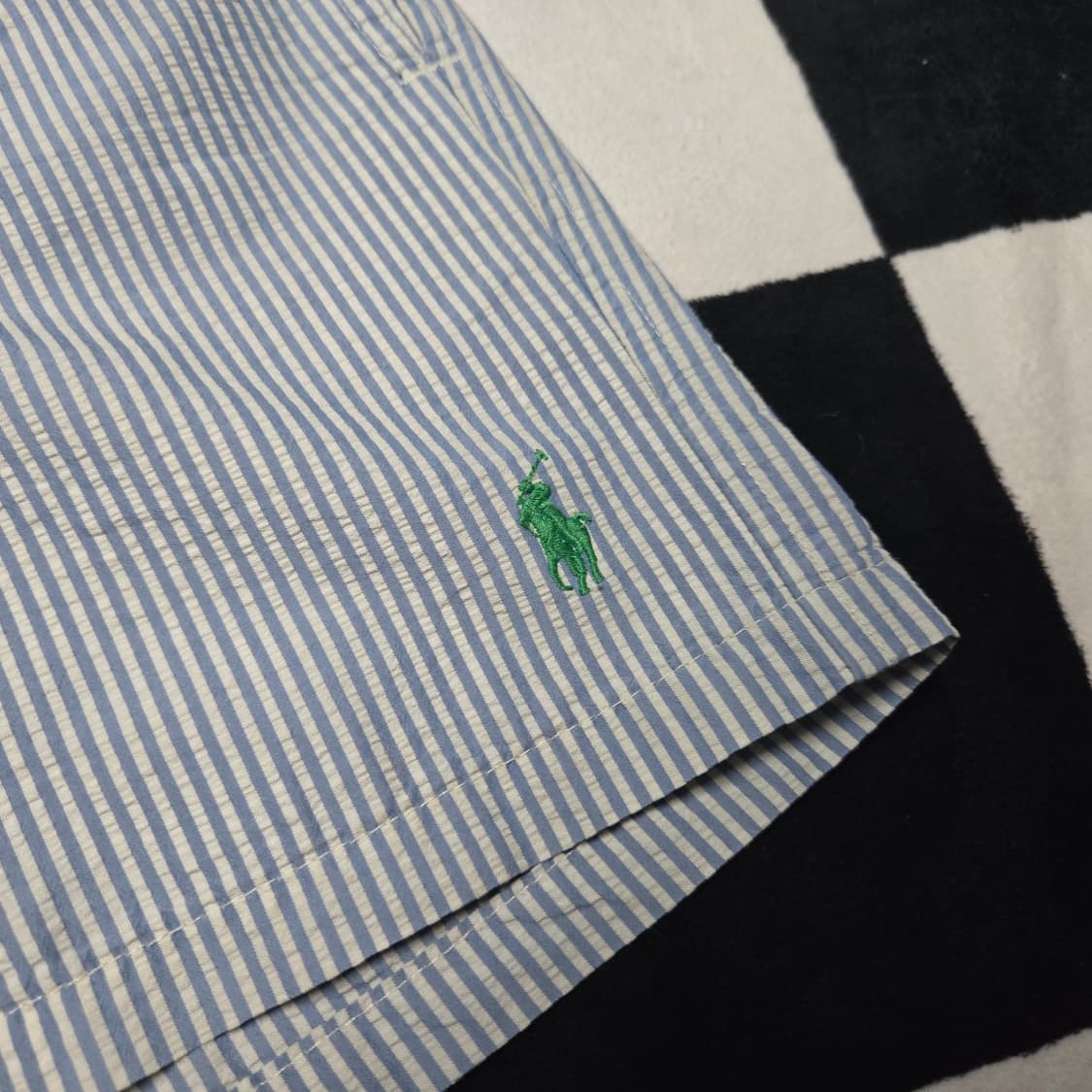 S 폴로랄프로렌 시어서커 스트라이프 스윔팬츠 블루 상품이미지2