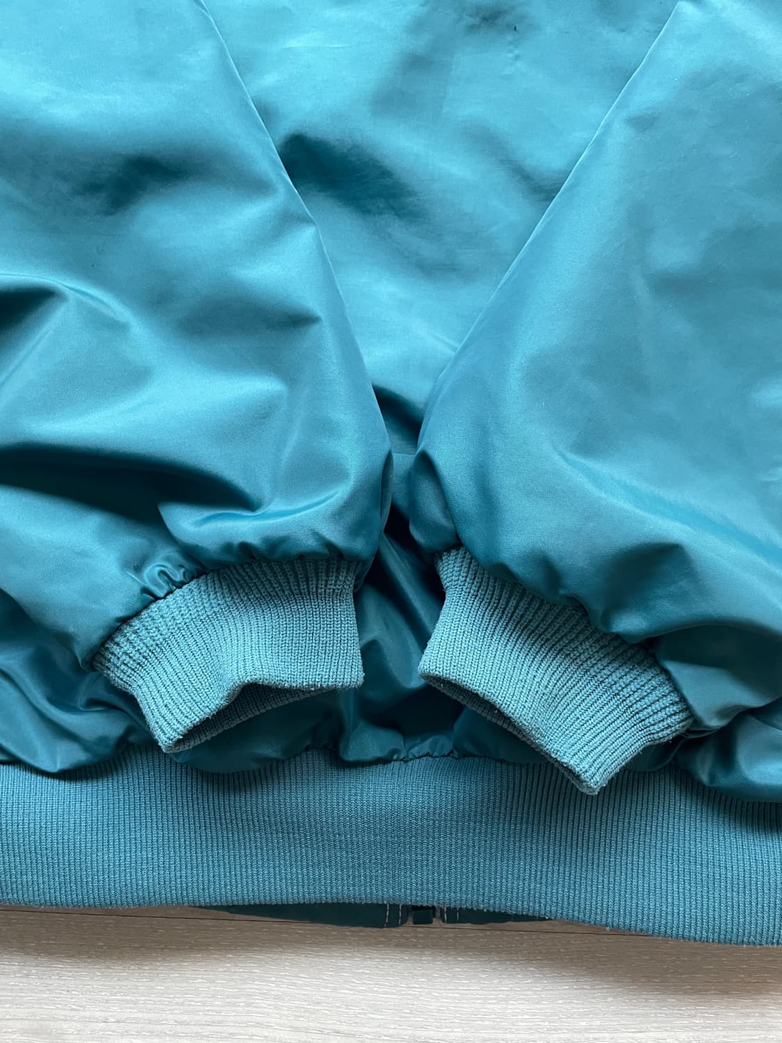 90s 파타고니아 쉘드 신칠라 봄버 자켓 눈없산 그린 rare 상품이미지8