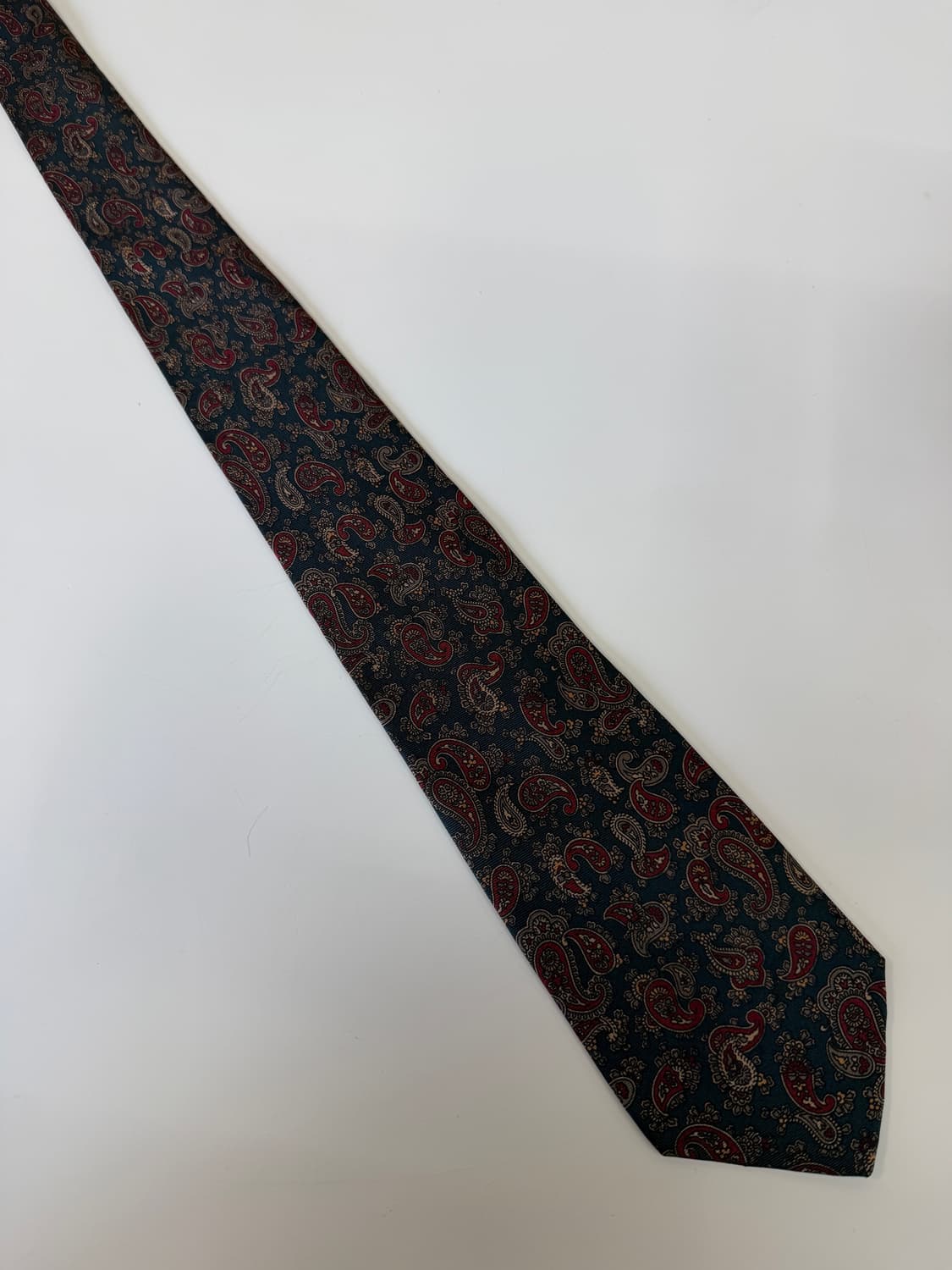페이즐리 실크 넥타이 8.3cm 상품이미지2