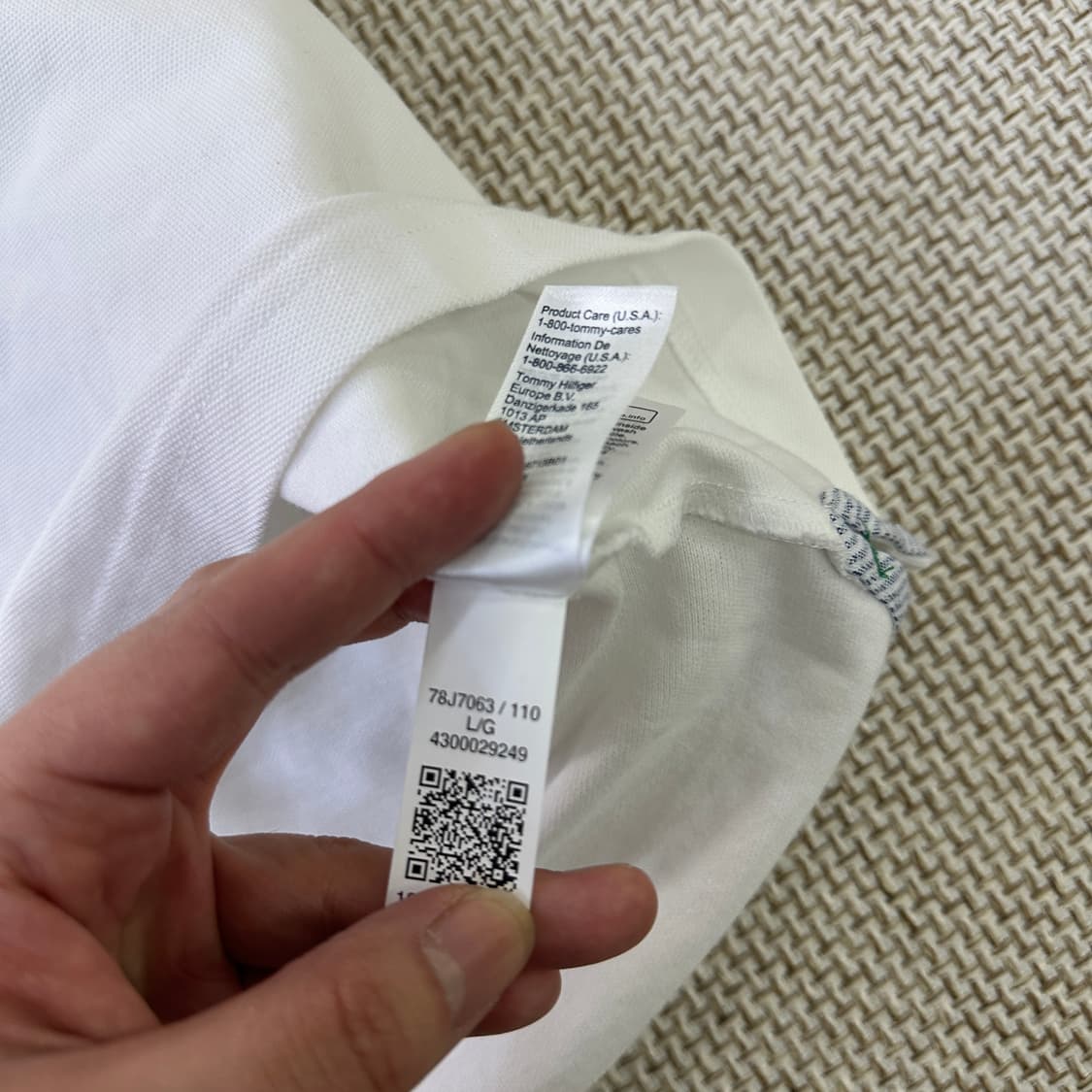 L 타미힐피거 피케 반팔 카라티 0331D 상품이미지3