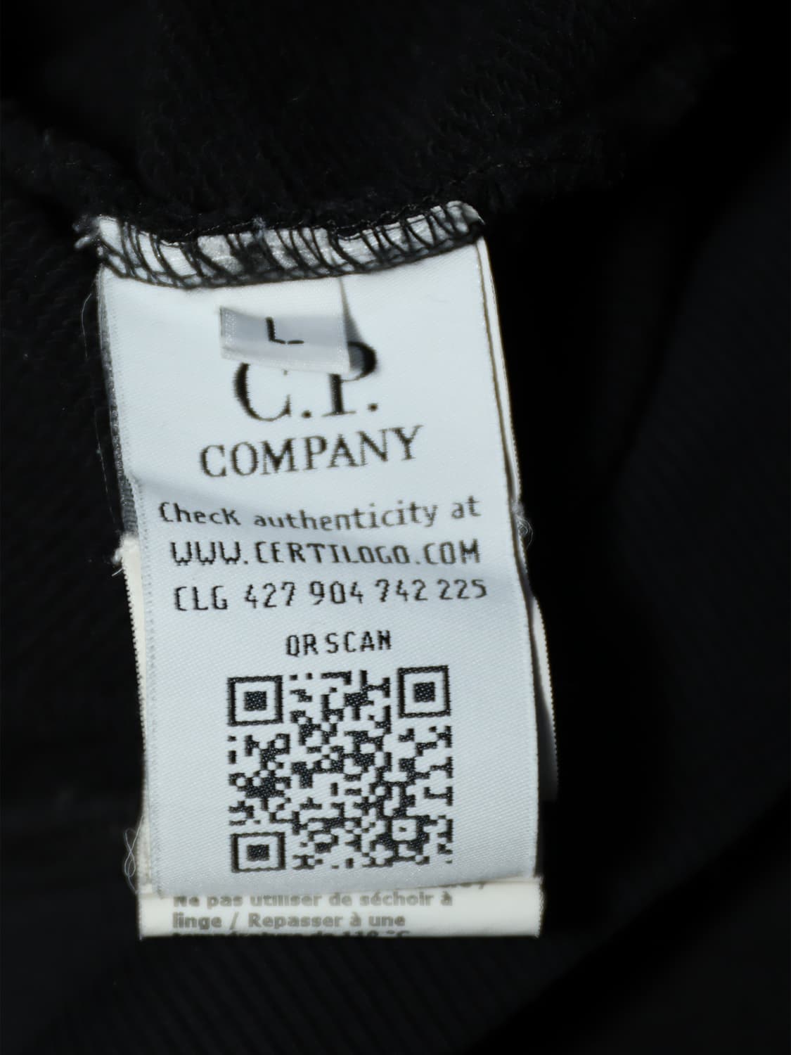 [정품]C.P. 컴퍼니 렌즈스웨트 맨투맨 블랙 L 상품이미지7