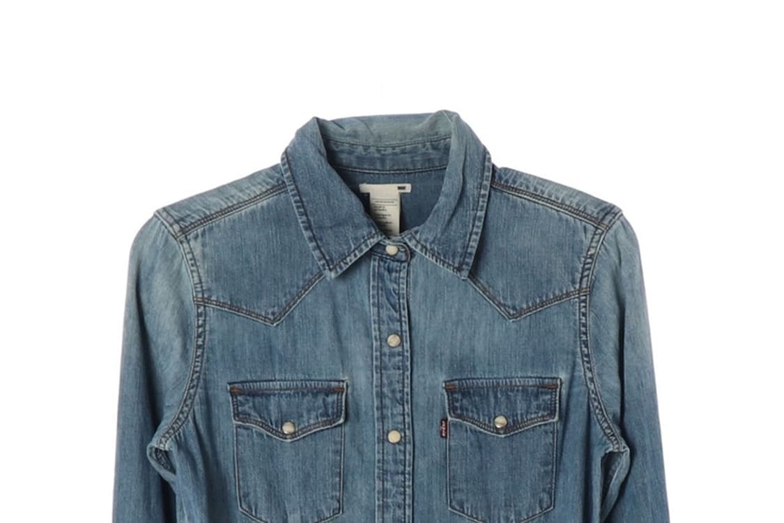 리바이스 샴브레이 원피스 XS 상품이미지3