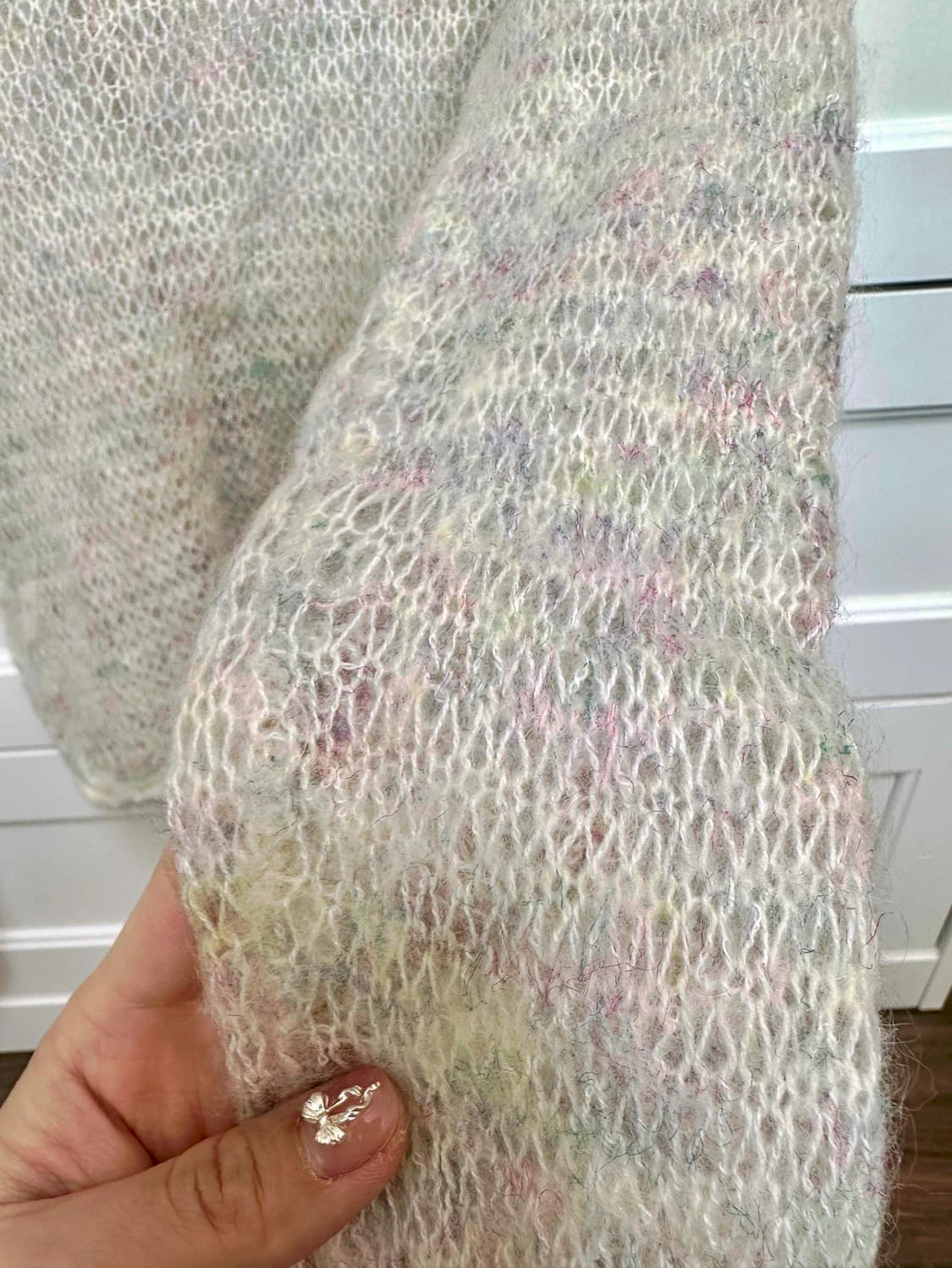 파스텔 무지개 색감 가디건 상품이미지3