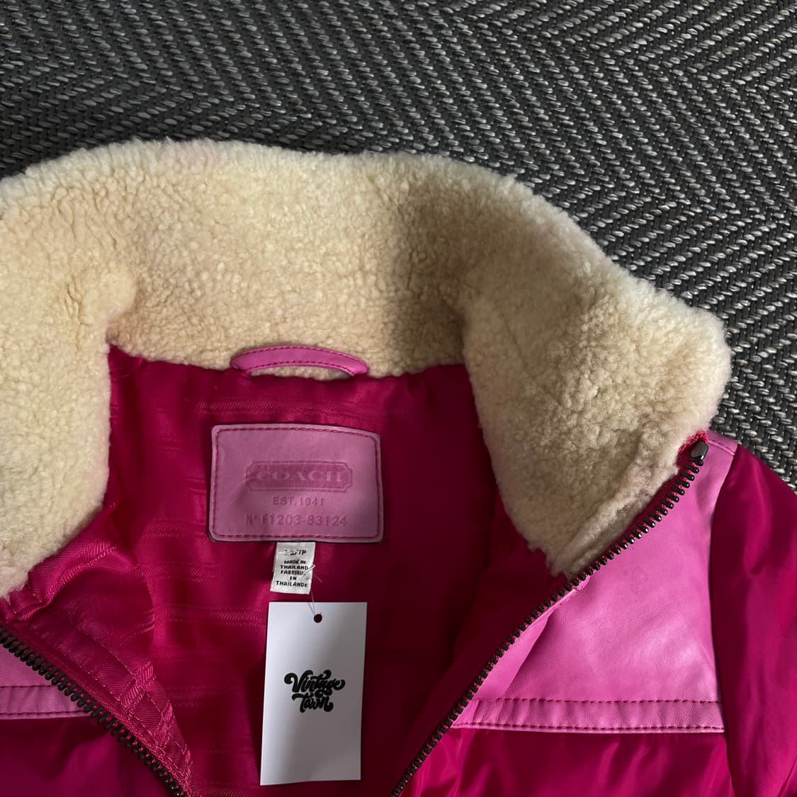 코치 우먼스 크롭 다운 푸퍼 패딩 핑크 o 3354 상품이미지7