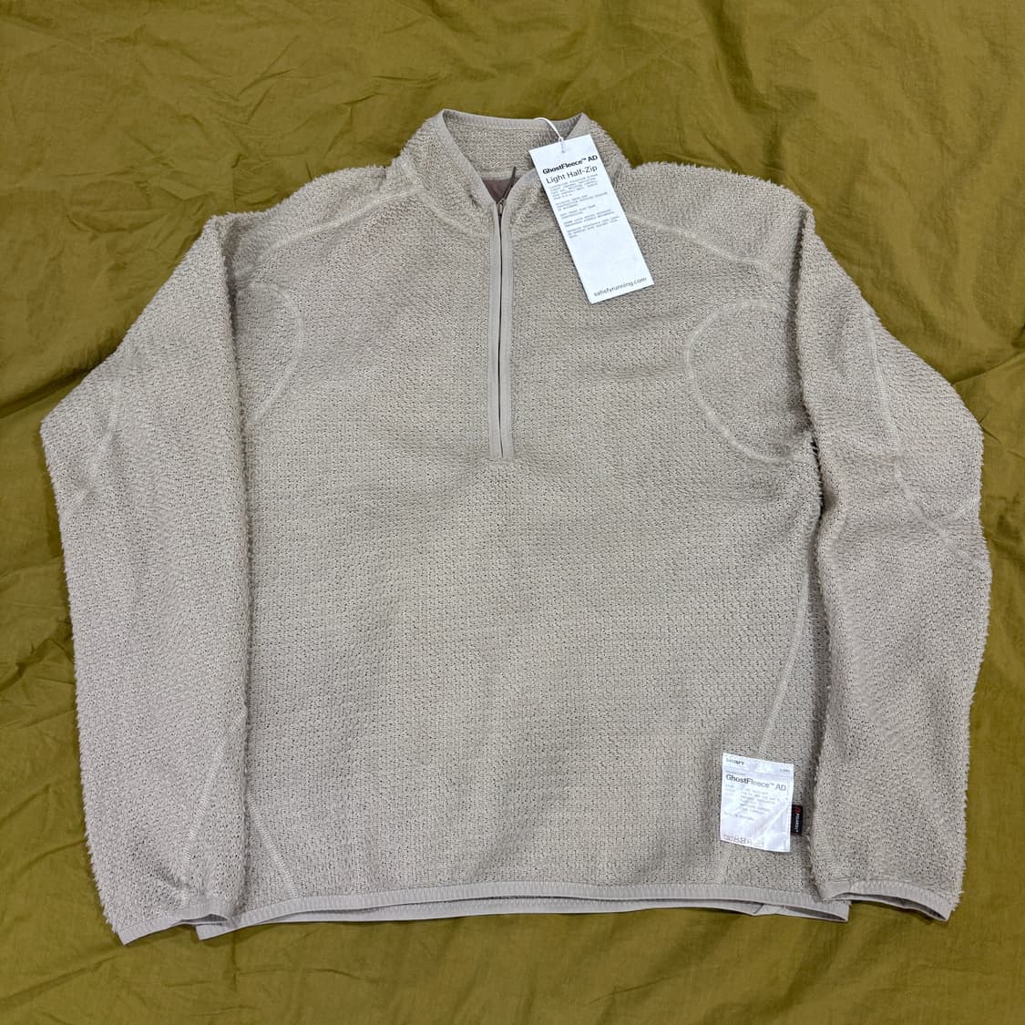 [L] 새티스파이 고스트플리스 하프짚업 문 새상품급 상품이미지2