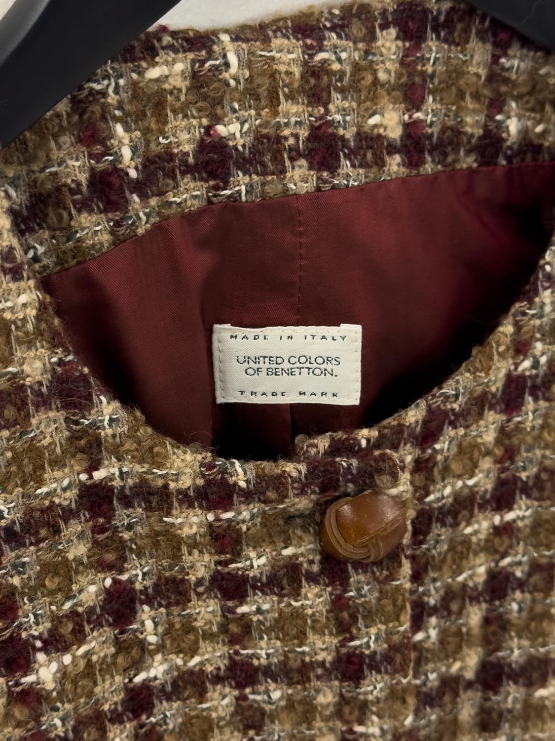 베네통 트위드 자켓 상품이미지4