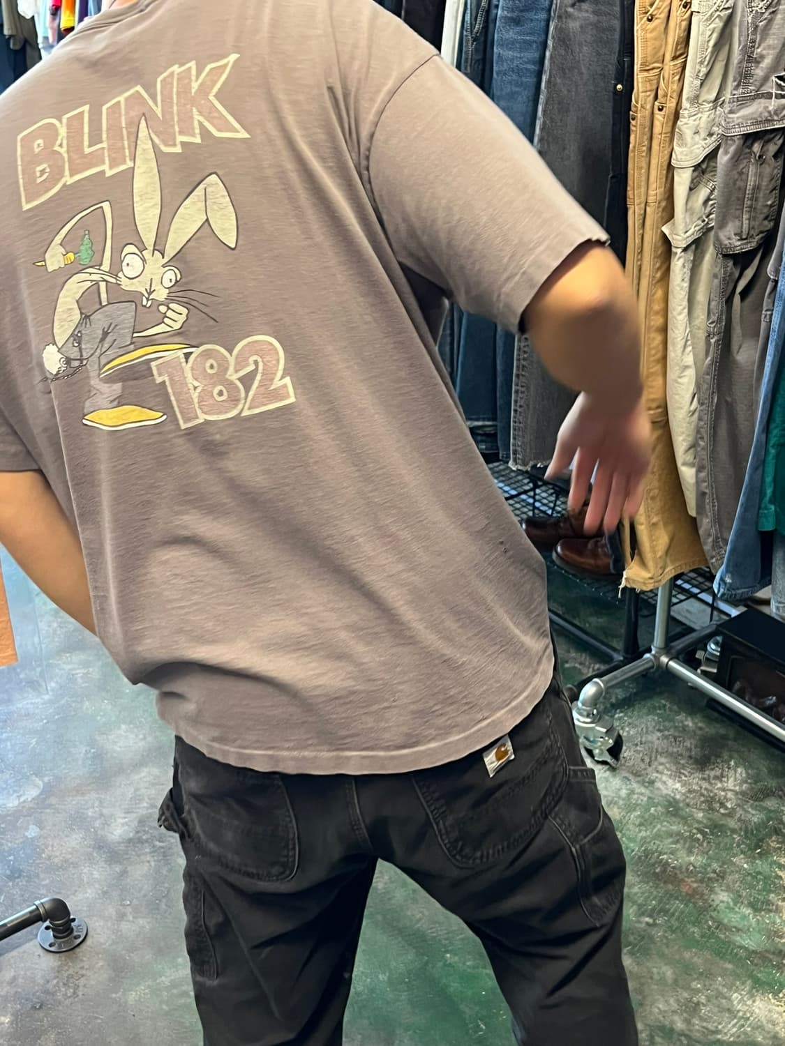 90's [XL] 블링크182 Anvil USA 싱글스티치 빈티지 밴드티 상품이미지3