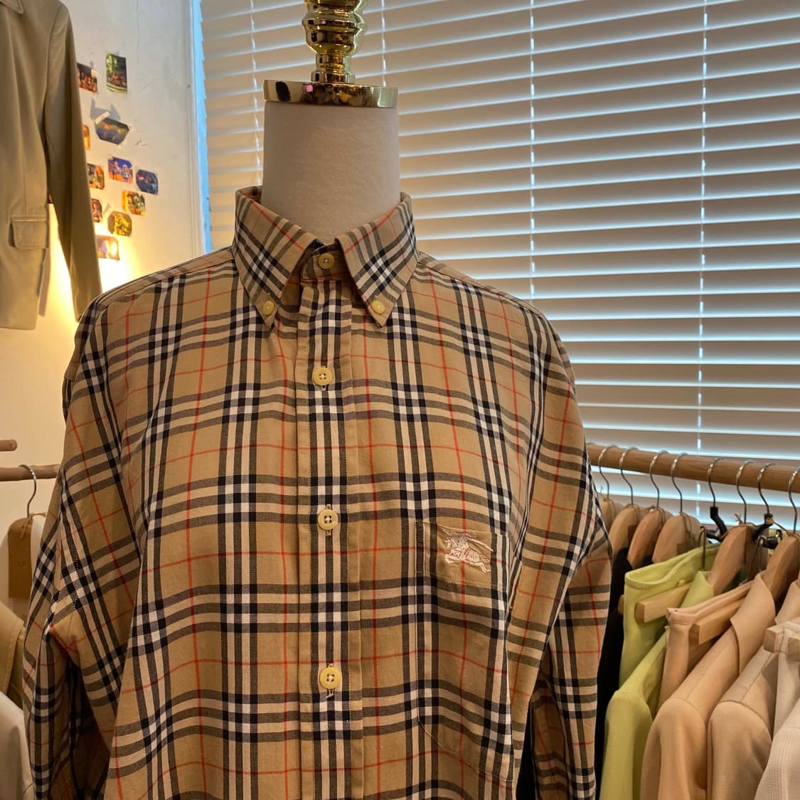 버버리 노바체크 셔츠 상품이미지3