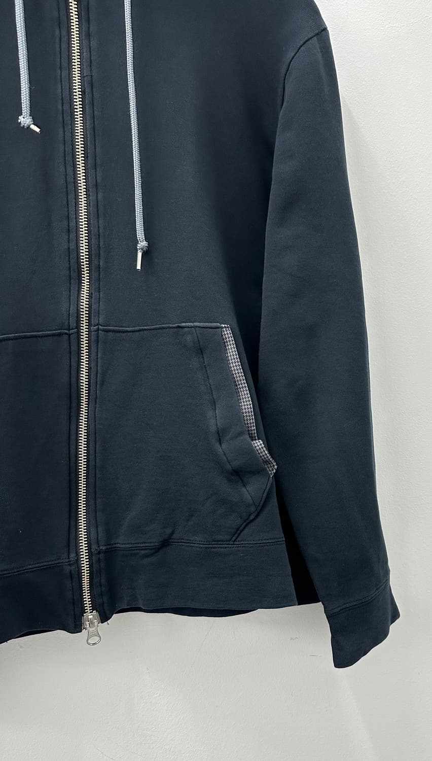 TK 2way check detail hoodie 상품이미지5