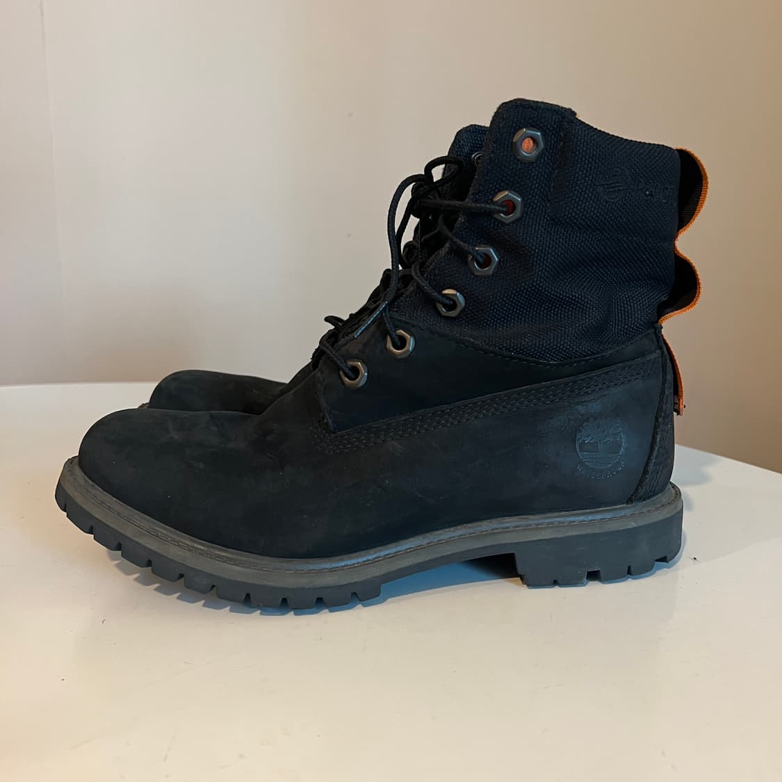 팀버랜드 6인치 프리미엄 워터프루프 리부틀 블랙 부츠 상품이미지2