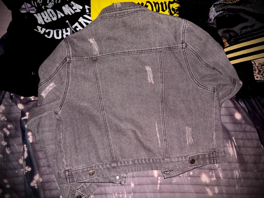 보세 에이블리 데님 흑청 자켓 상품이미지2