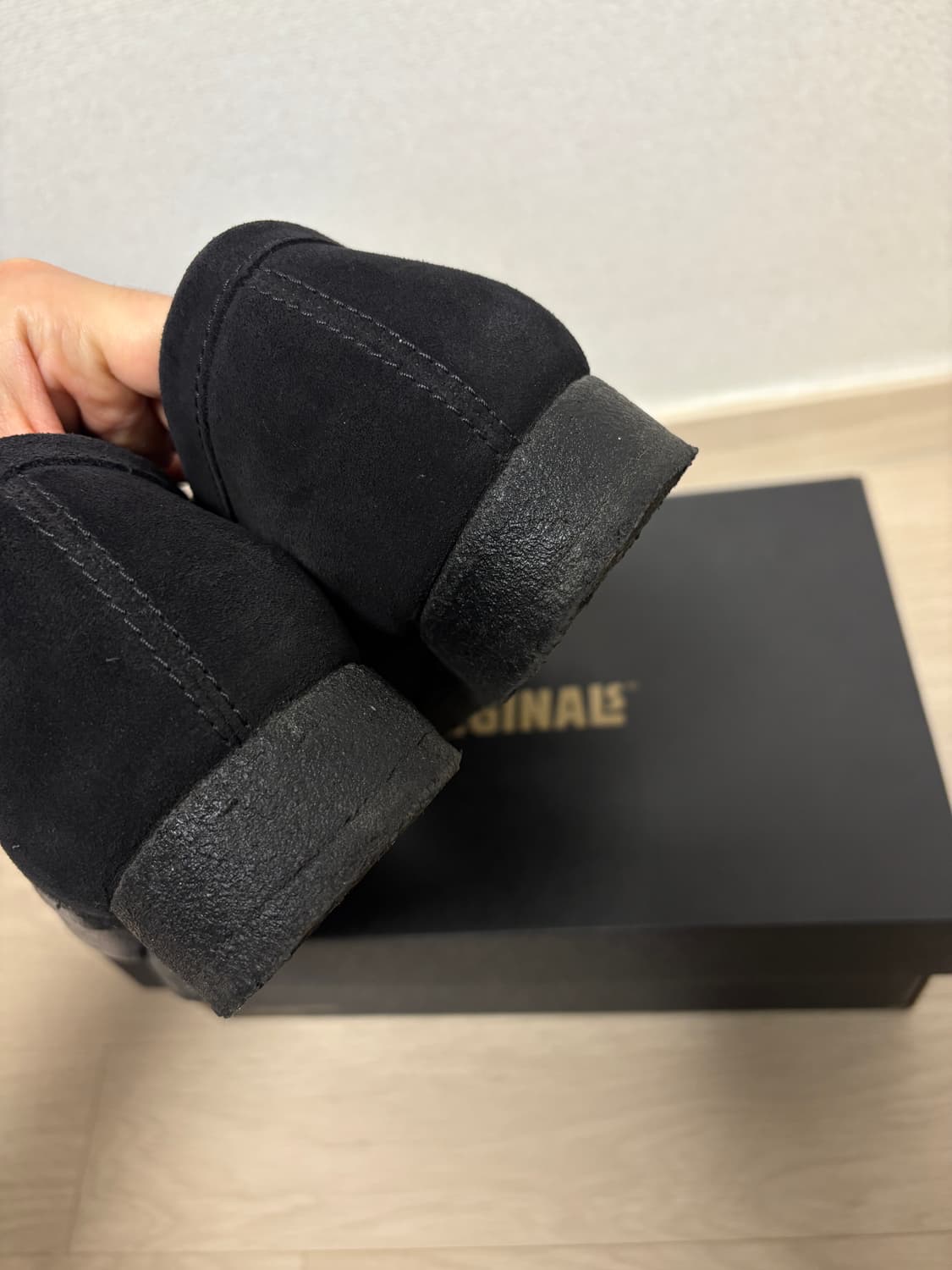 [UK9] 클락스 x 지용킴 선 블리치드 왈라비 블랙 280 상품이미지7