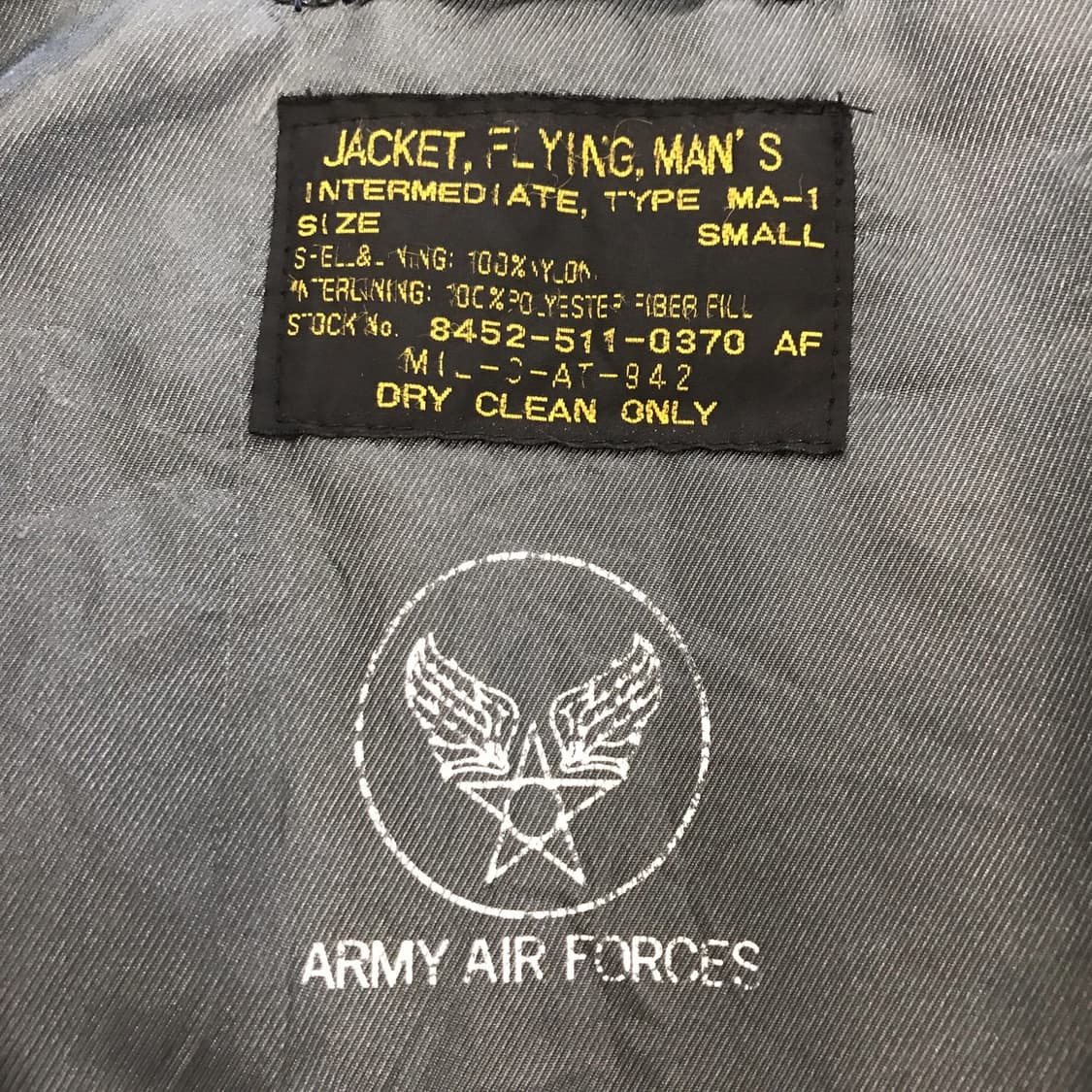 미공군 JPN 복각 항공점퍼 Ma-1 [S] 상품이미지5