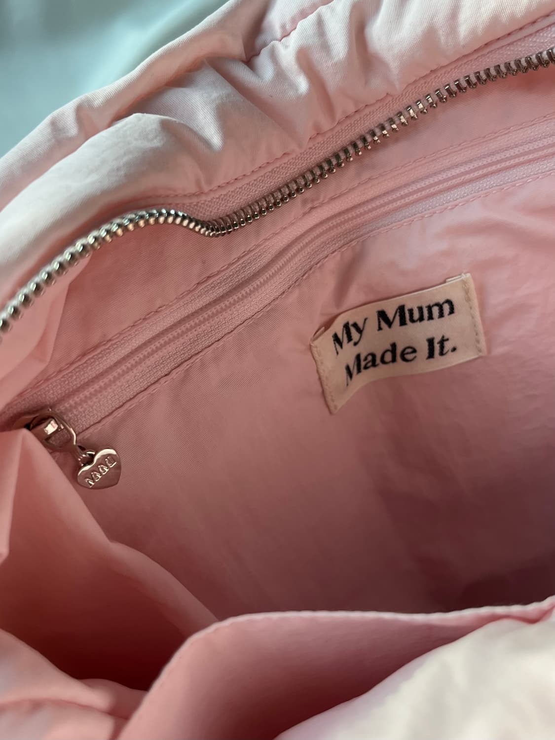 My mum made it 푸퍼 토트 백 핑크  상품이미지3