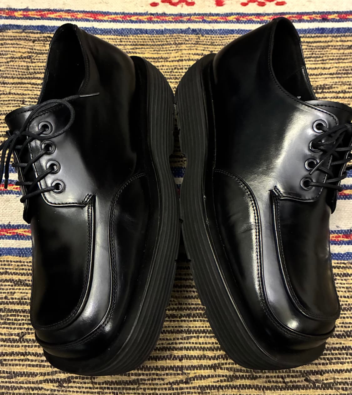 (41/260)앤더슨벨 스퀘어 마틴 더비슈즈 로퍼 블랙 상품이미지6