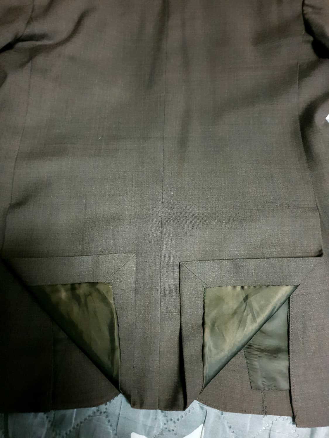 (맞춤정장) 구월양복 이태리원단 클래식 수트+베스트 셋업 다크브라운 상품이미지3