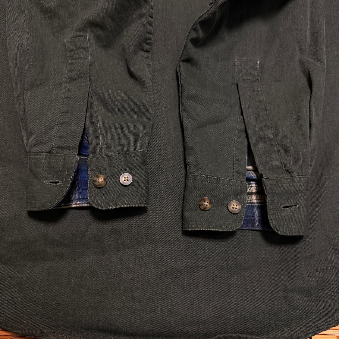 L.L.Bean 일본판 카키 셔츠 m 상품이미지6