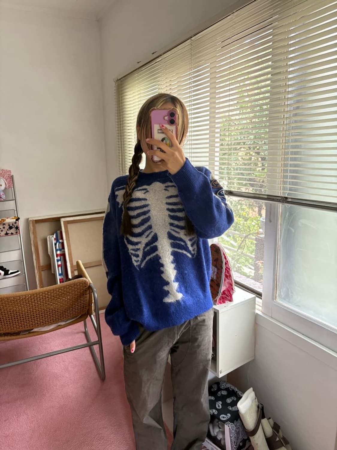 BONE MOHAIR KNIT 리얼본 모헤어 니트 AAV-2501 상품이미지2