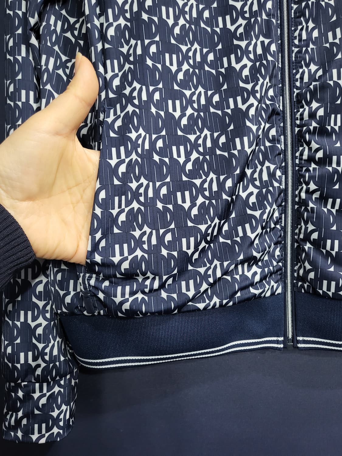 빈폴 골프 냉감 패턴 풀집업 상품이미지6