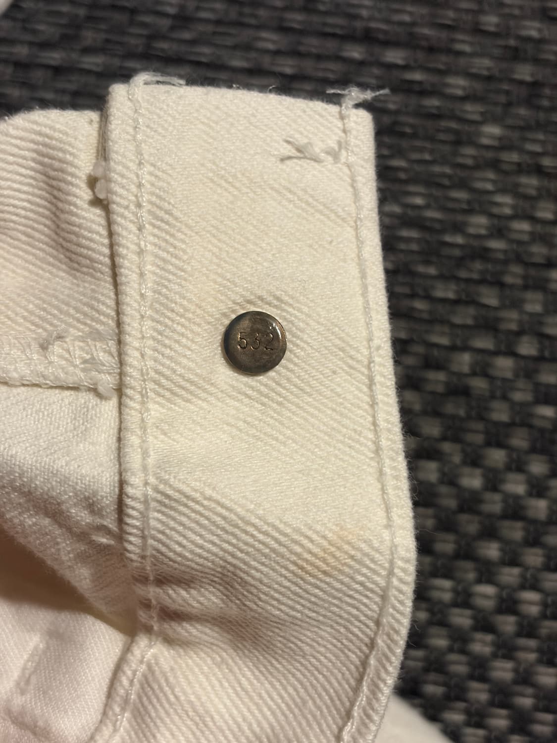 90s 리바이스 550 화이트 34 USA🇺🇸 상품이미지9