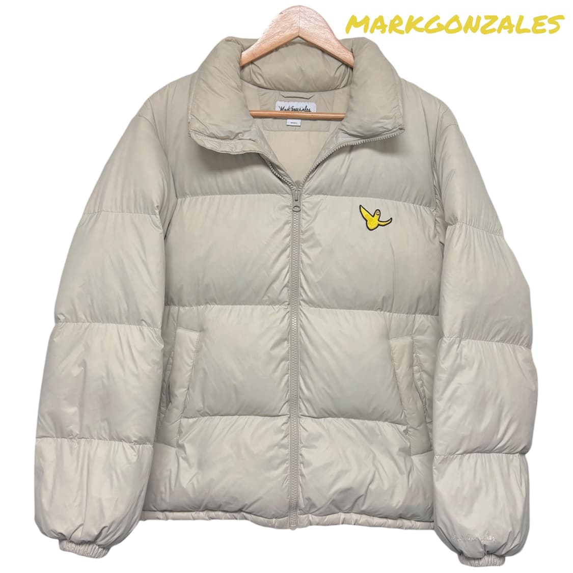 3713 마크곤잘레스 베이지 오리털 덕다운 패딩 상품이미지1
