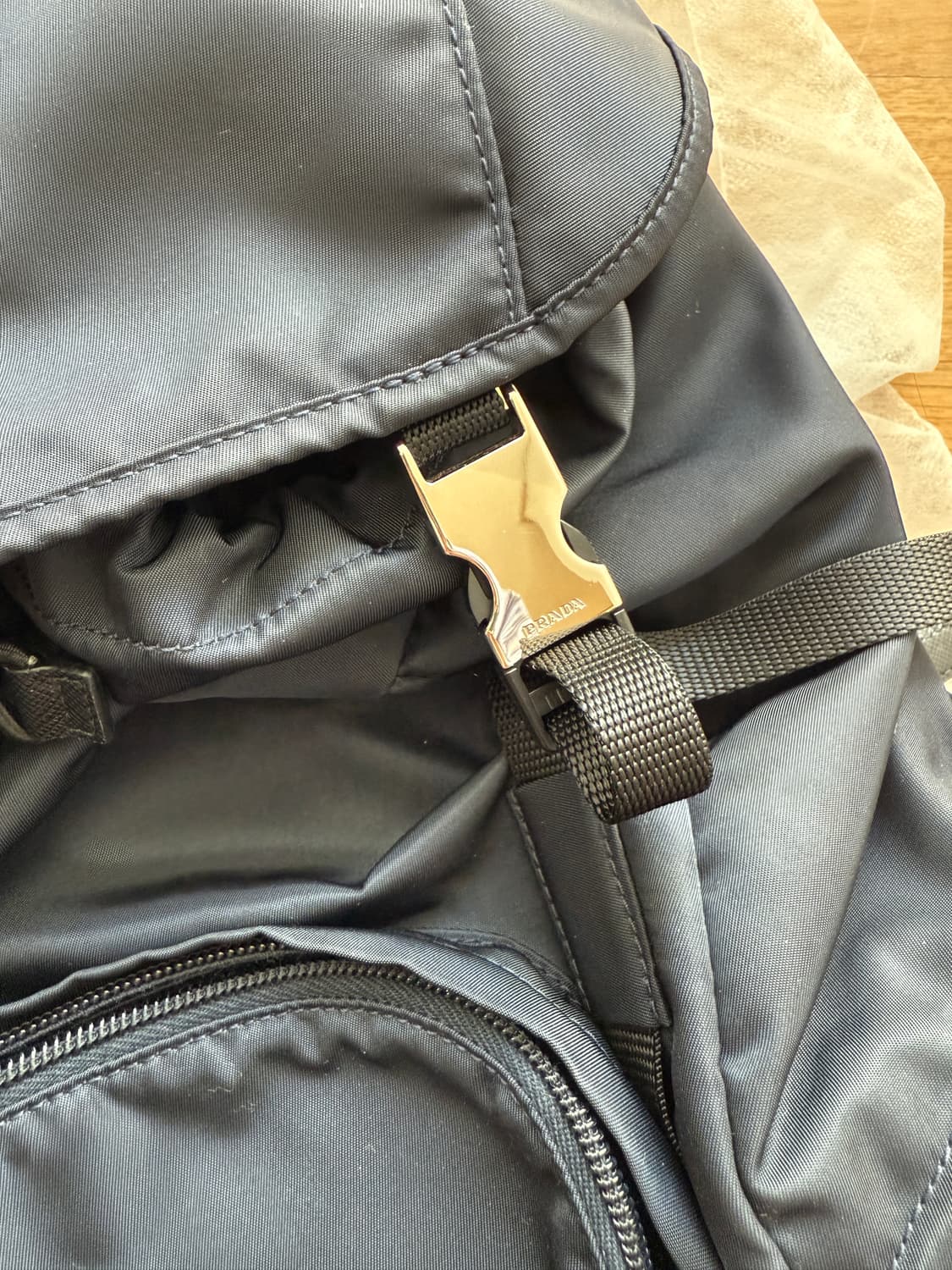 프라다 리나일론 사피아노 백팩 네이비 상품이미지6