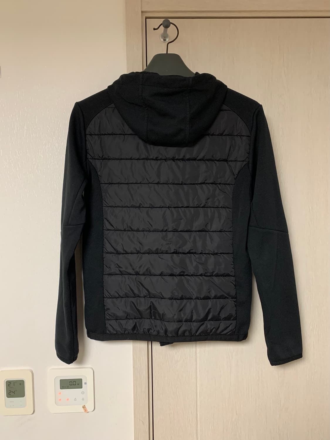 폴로 경량패딩 후드집업 블랙 상품이미지4