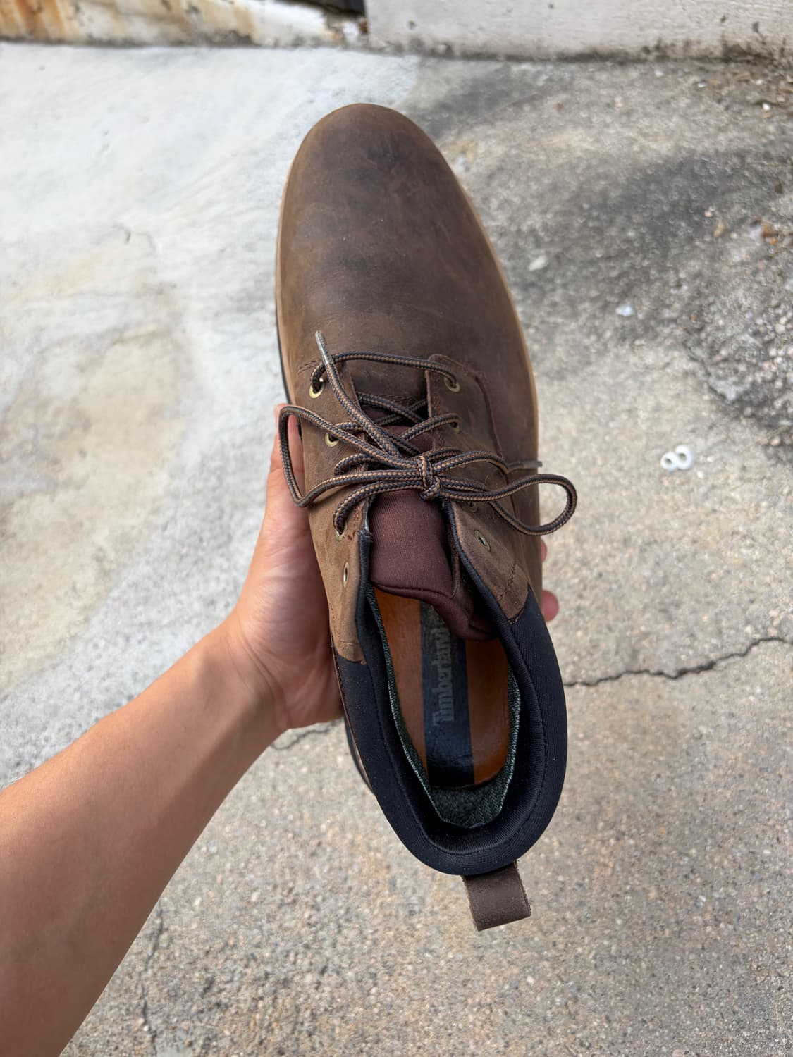 290) Timberland 크로스 마크 레더 부츠 상품이미지4
