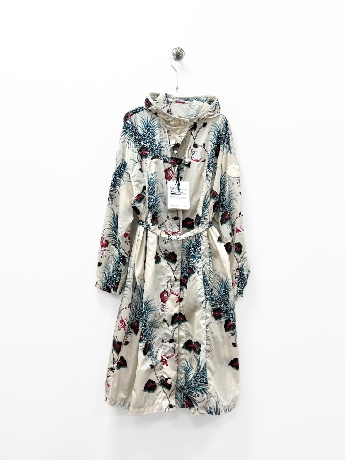 몽클레르 알파드 보태니컬 프린트 바람막이 벨티드 코트 상품이미지3