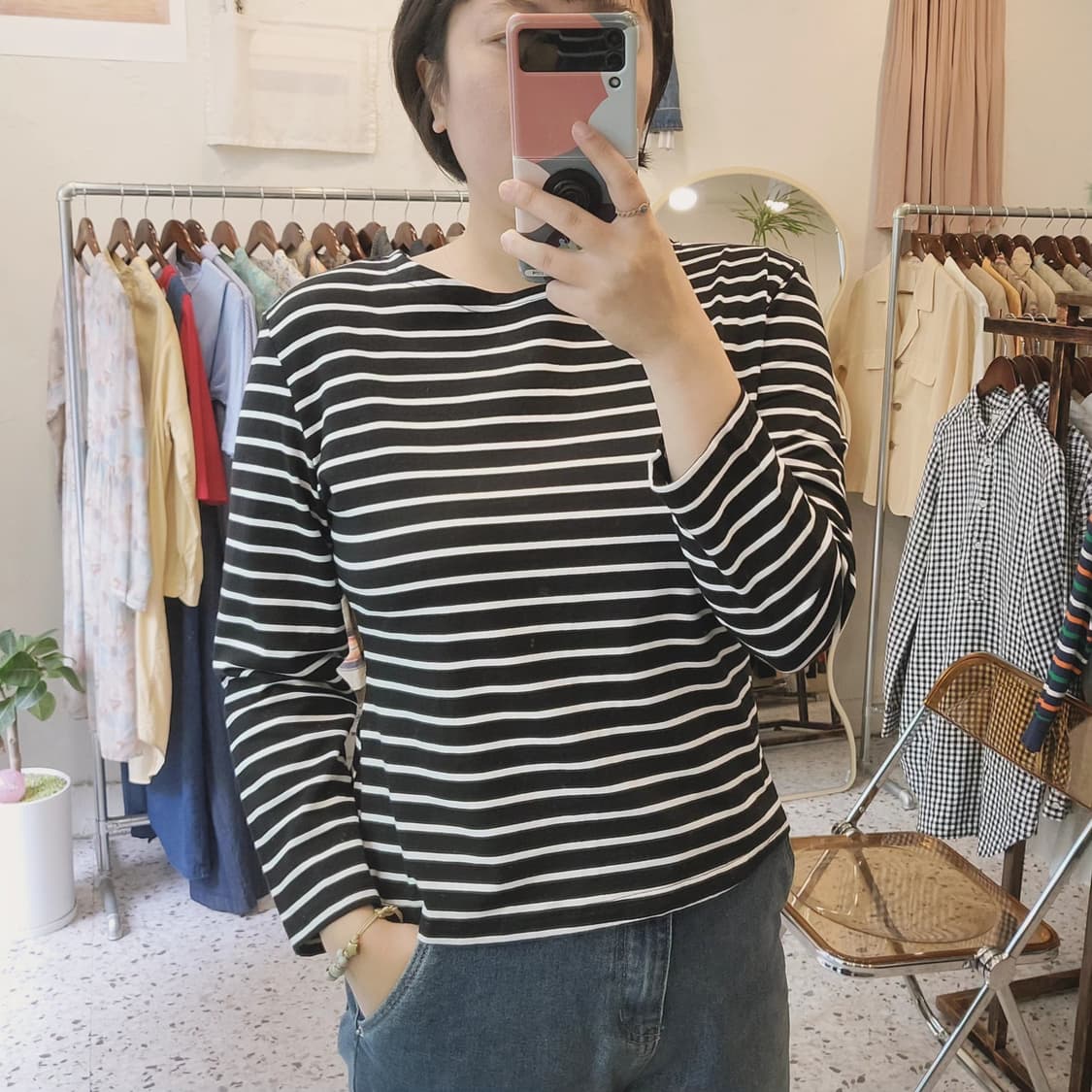 Altbeny 스판 단가라티(2컬러) 상품이미지1