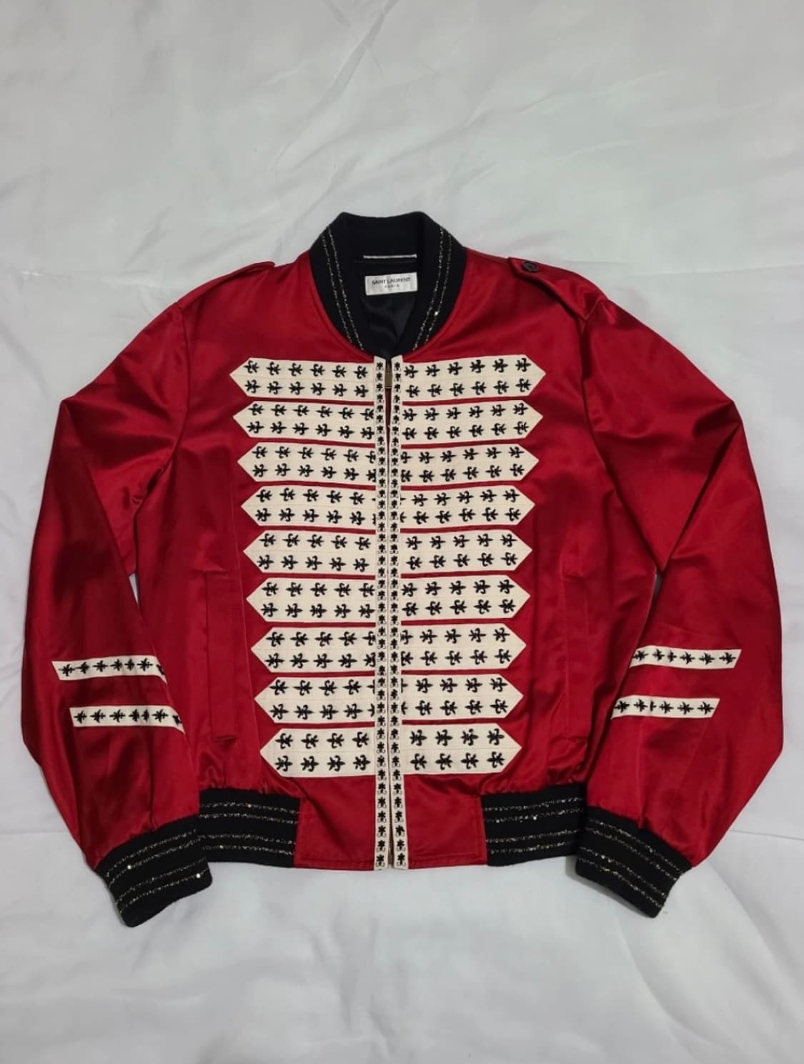 [BTS 지민님 착용] 생로랑 20ss 나폴레옹 봄버 자켓 상품이미지5