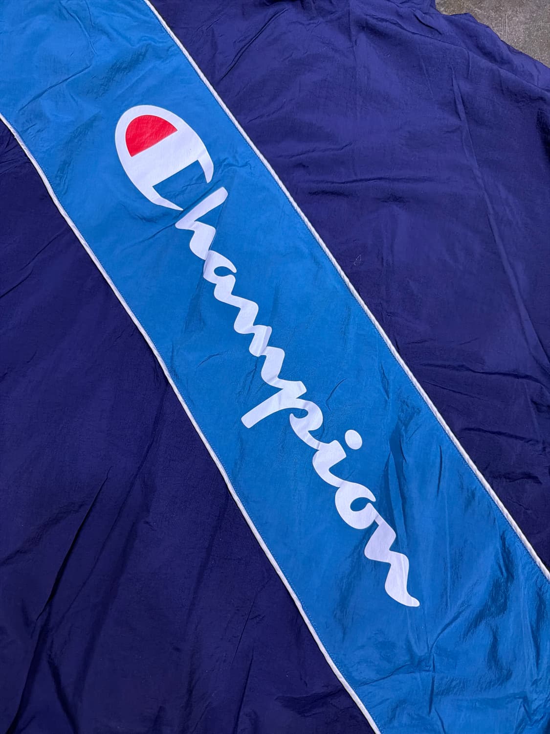 챔피온 사선 블럭 빅로고 자켓 점퍼 XL 상품이미지5