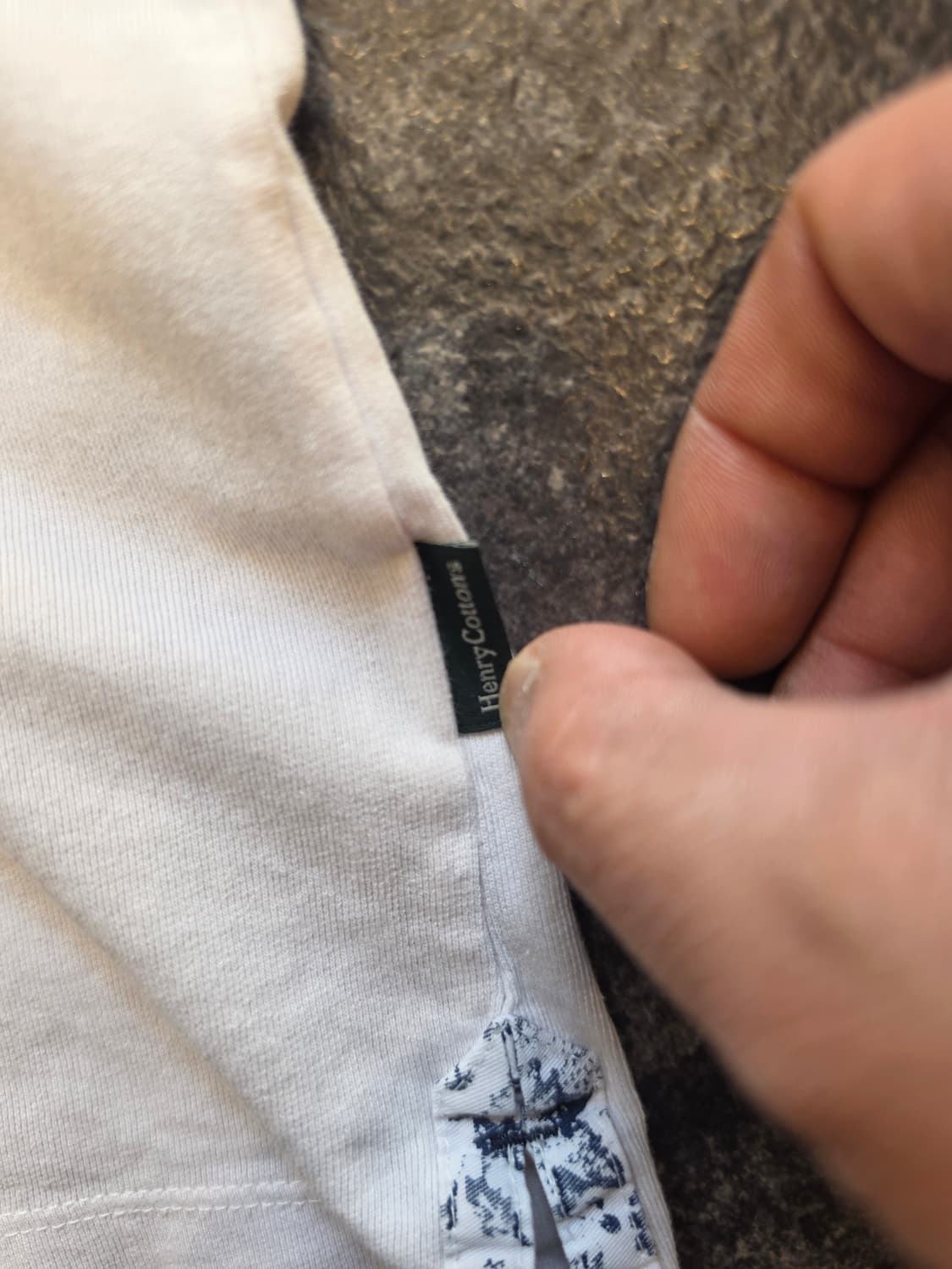 #헨리코튼 남성용 반팔 카라 티셔츠 - 105 상품이미지4