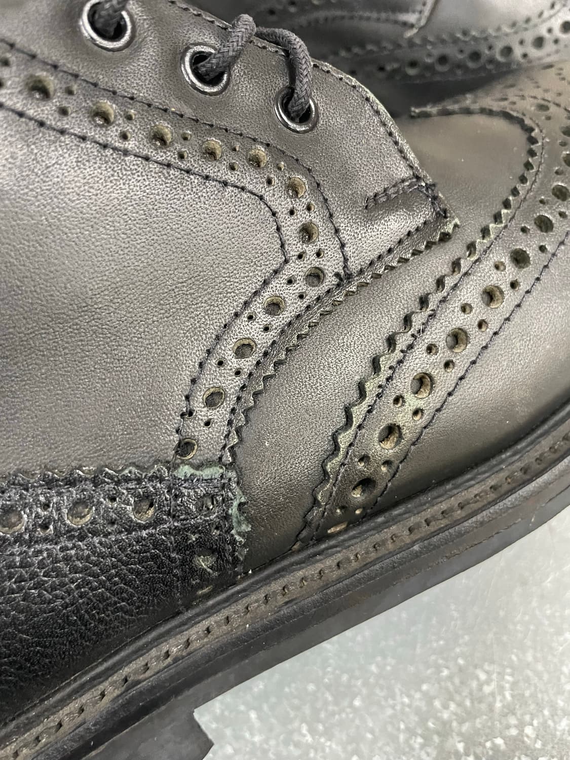 마크맥네어리 브로그 부츠 블랙 US8 상품이미지8