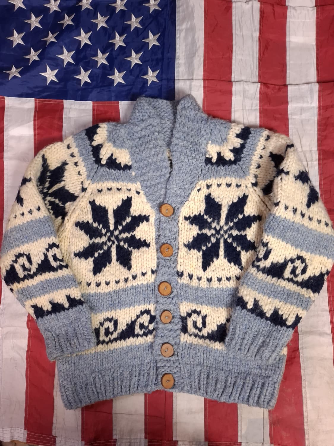 특A급 빈티지 코위찬 TYPE 헤비울 노르딕 가디건 상품이미지1