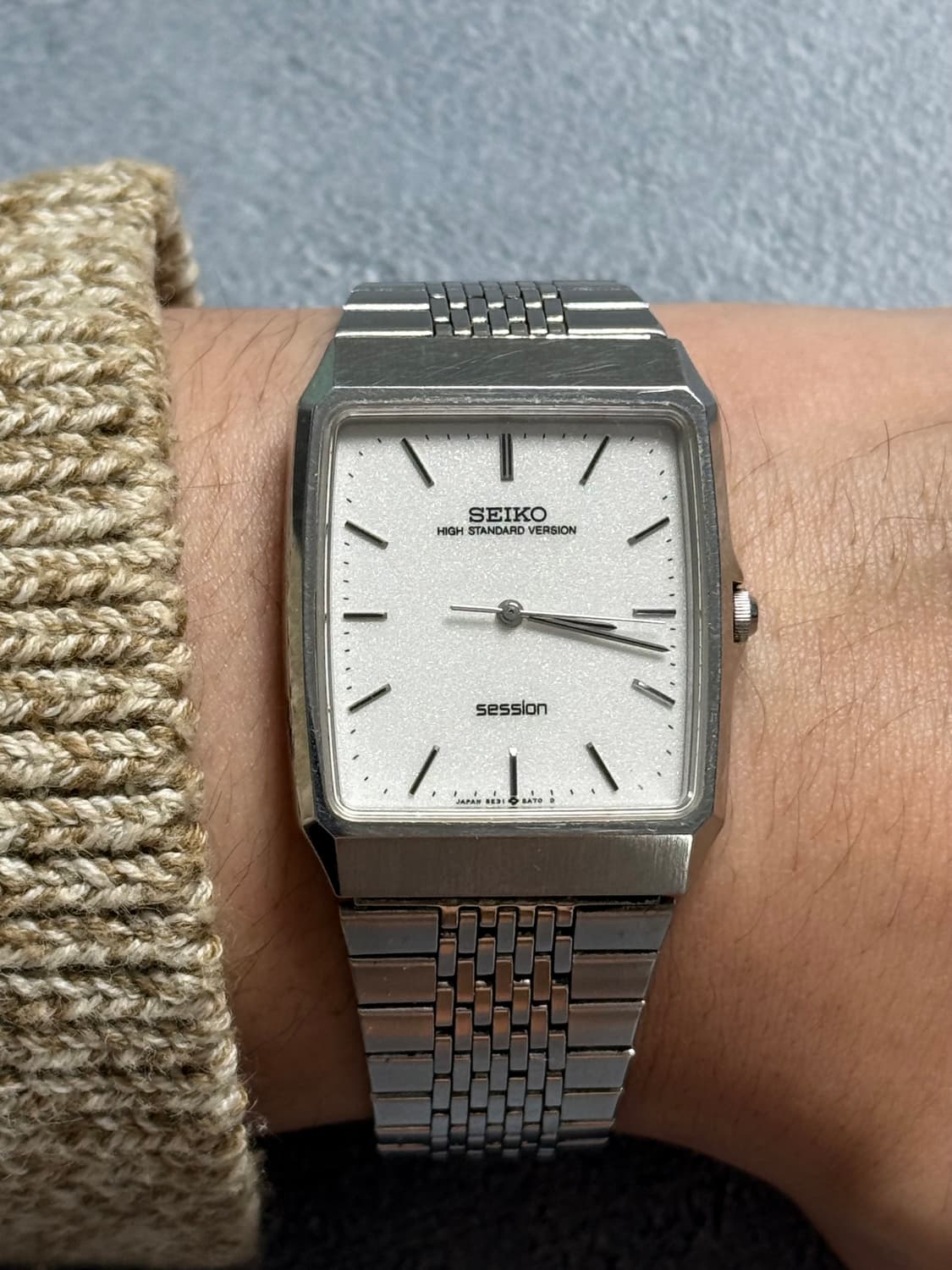 Seiko 세이코 Session Square 하이 스탠다드 버전 상품이미지8