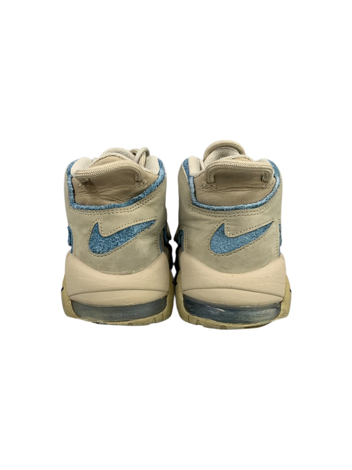 나이키 에어 모어 업템포 96 라임스톤 발레리안 블루 250 상품이미지3