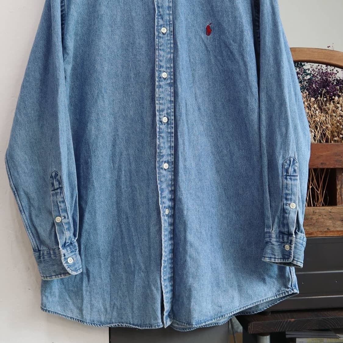 폴로 데님 셔츠 상품이미지3
