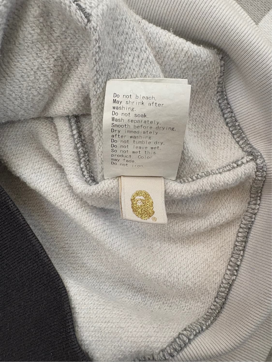 베이프 샤크 풀집 후디 블랙/화이트 카모 상품이미지6